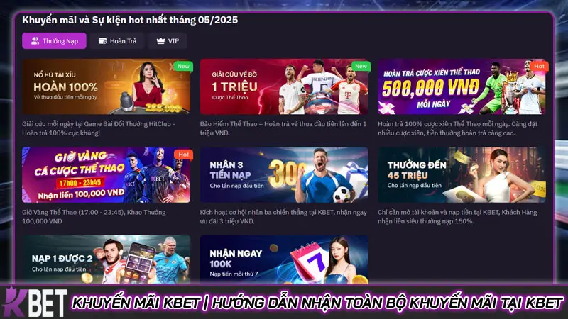 Khuyến mãi KBET