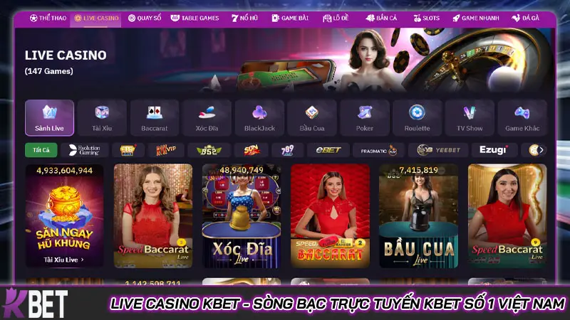 Live Casino Kbet